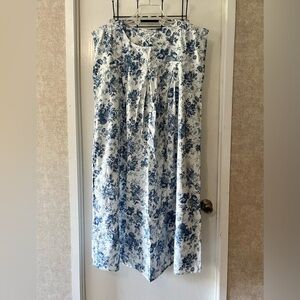 Sevya Handmade Blue Floral Dress